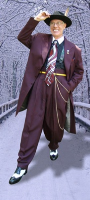 Jason Savage in his Zoot Suit.